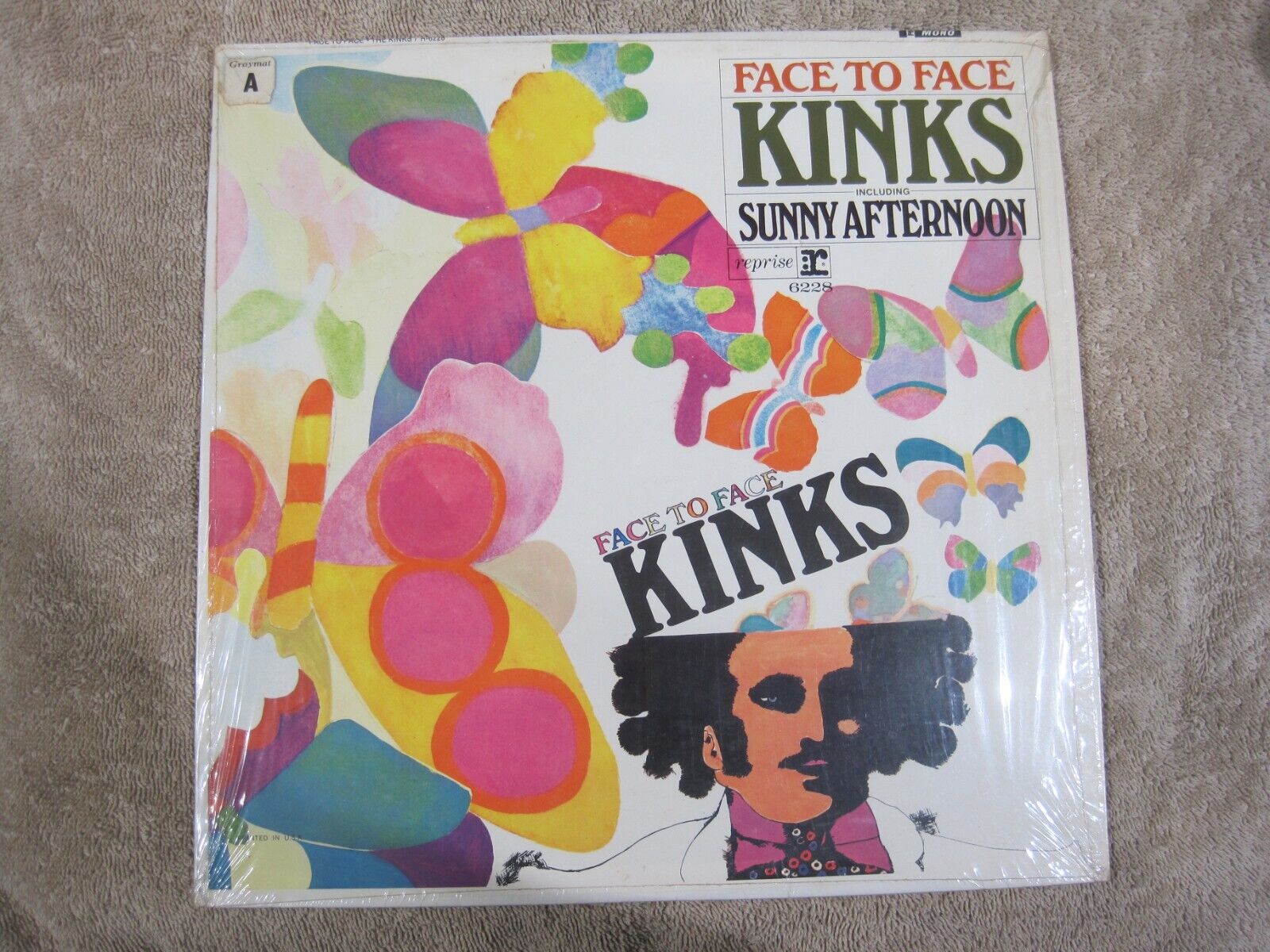 The Kinks Face To Face vinyl LP OPEN SHRINK