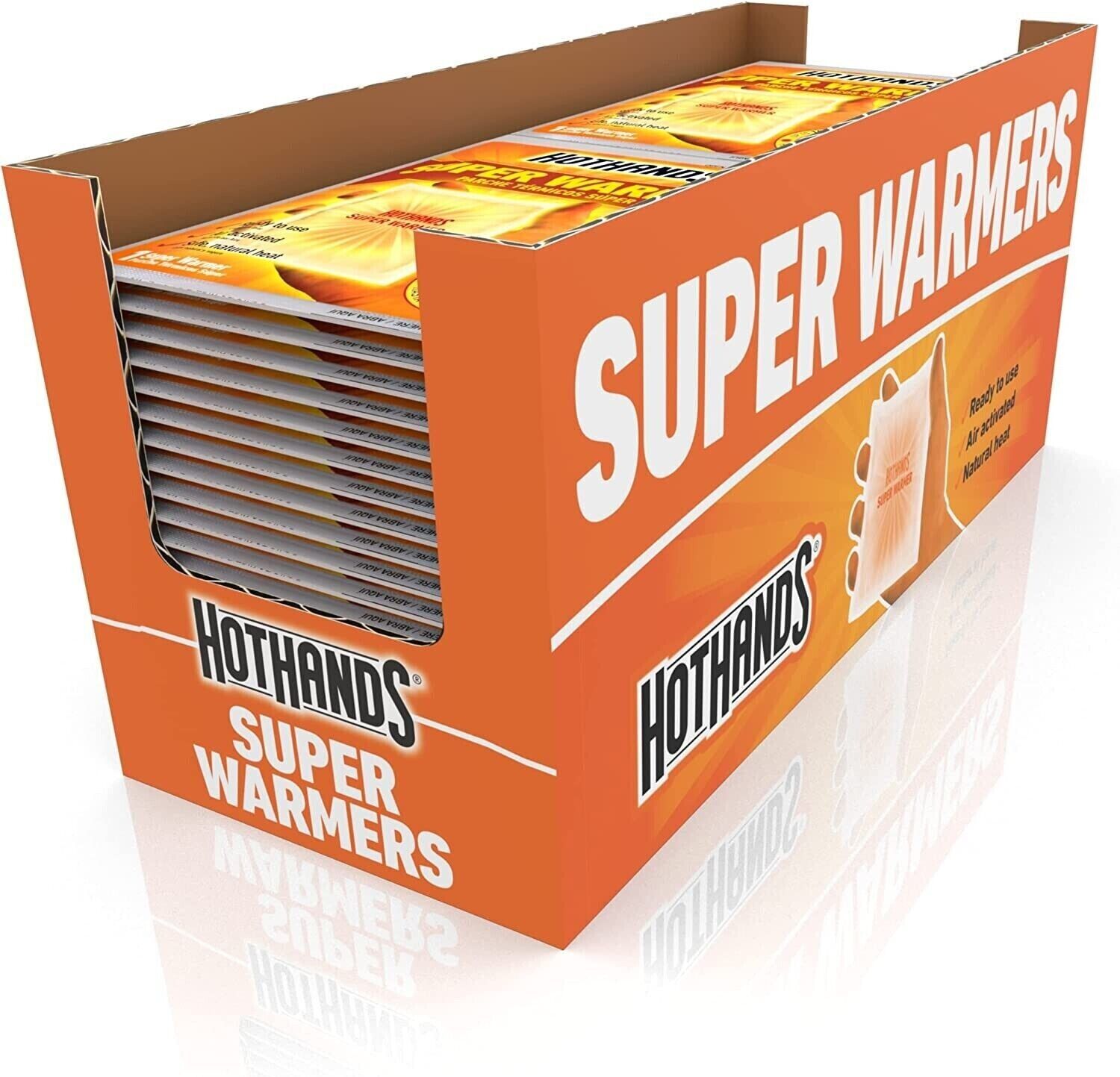 HotHands Body & Hand Super Warmers -  18 Hour (40 Pack) Exp  04/2024