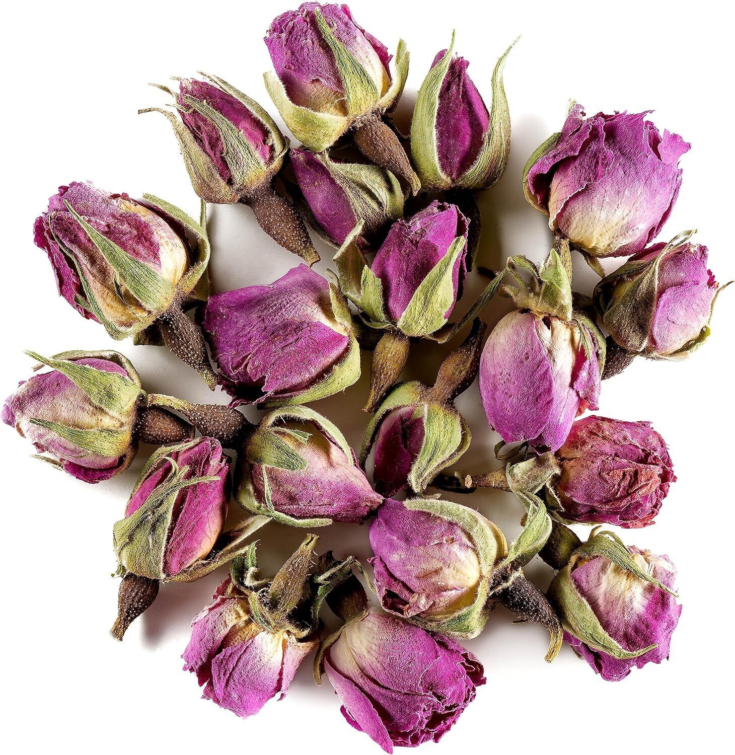 Damask Rose Bud Organic Quality - Dried Rosebud - Rosebud Edible Culinairy 50g