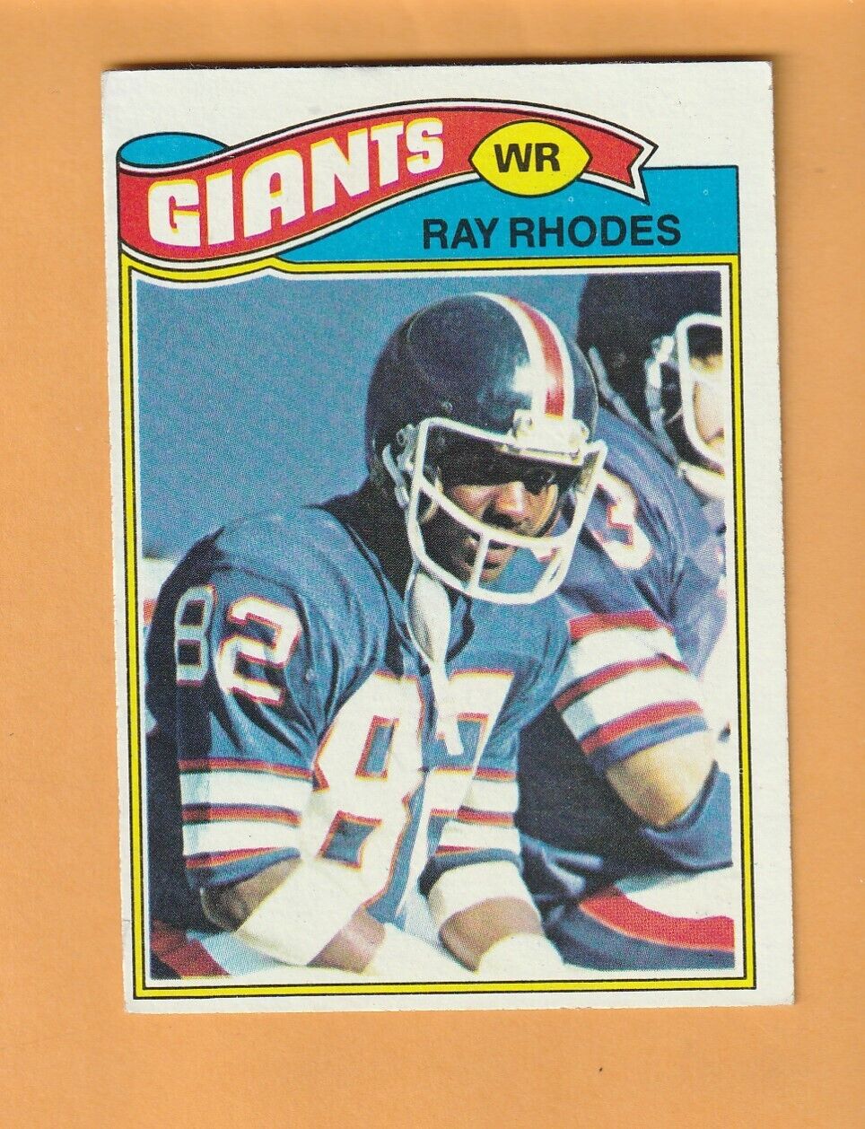 Ray Rhodes New York Giants 1977 Topps #98 Rookie RC Mexia Texas 6U