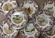 Spode Woodland Set Of 8 Dinner Plates- 8 different hard to find designs picture