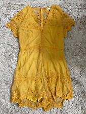 Large Yellow Vintage Style Romper  picture