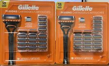 Gillette Fusion 5 Razor Blades 36 Cartridge Only Factory Sealed pack NO HADLE picture