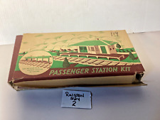 Vintage Plasticville S/O gauge #RS-8 passenger station building kit picture