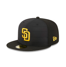 SAN DIEGO PADRES New Era Quilt 59FIFTY Fitted Hat - Black picture