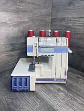 Viking Huskylock 1001L Serger W/ Carry Bag, Foot Pedal, & Red Thread WORKS picture
