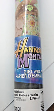 VTG Hallmark Hannah Montana Disney Gift Wrap Paper 20 SQ Ft Miley Cyrus picture