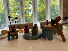 Vintage Wooden Toy Lot (4) Holgate 1950s picture