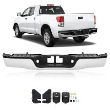Fit For 2007-2013 Toyota Tundra Chrome  Rear Step Bumper Assembly W/o Hole picture