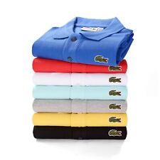 LACO US SIZE S-3XL/18 Colors STE Mens 2 Buttons L1212 Short Sleeve Polo Shirt picture