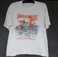 Megadeth Vintage 1988 Funny Black Cotton Tee Shirt picture