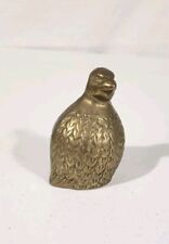 VTG brass quail/pheasant figurine Animal Bird picture