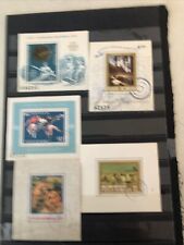 Collection Foreign Mint Used On Cards Pages Romania Topical Sets picture