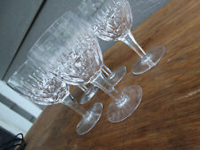Stuart England Crystal Hampshire Glassware Water Goblets 6 3/4