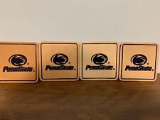 Penn State Genuine Leather Coasters Set Of 4. New Unused picture