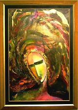 Nadia Volna-Untitled-Framed Original Acrylic Painting on Canvas-List: $5,000.00  picture