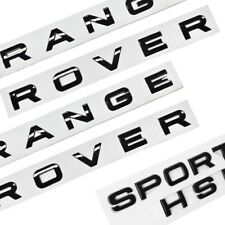 3x Gloss Black Front Hood Rear Liftgate Emblem For R@NGE ROVER SPORT HSE Letters picture