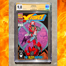 🔥 X-Force #2 CGC 9.8 Signed Rob Liefeld - 2nd App Deadpool 1st App Weapon X 🔥 picture