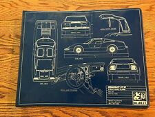 Vtg 1970's Bradley GT II VW Kit Car Structural Plans Assembly Instruction Book picture