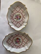 2 Antique Porcelaine De Paris France Fondee en 1773  French Hand Painted dishes picture
