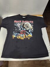 Vintage 90s Iron Maiden Number Of The Beast 666 Shirt Size XL Winterland 1998 picture