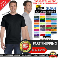 Gildan Mens 50/50 USA Cotton/Polyester Plain Short Sleeves T-Shirt G800 S-3XL picture
