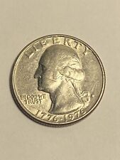 1776-1976 D US Bicentennial Quarter Filled Mint Mark Rare Good Condition picture