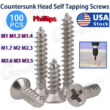M1 M2 M2.3 M2.6 M3 M3.5 Phillips Countersunk Head Self Tapping Screw Wood Screws picture