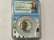 2020 W JEFFERSON NICKEL NGC PF70 REVERSE PROOF EARLY RELEASES WHITE HOUSE LABEL picture