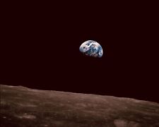 1969 Earthrise NASA Apollo 8 Space History Famous Moon Photo Poster Print picture