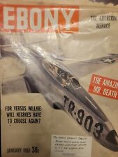 Super Rare Ebony Magazine - January 1951 - THE AMAZING MR. DEATH picture