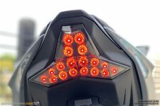 Fits 2019-2023 Kawasaki Ninja ZX-6R SEQUENTIAL Turn Signal LED Tail Light SMOKED picture