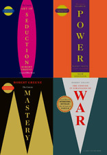 Robert Greene 4 Book Set Concise 48 Laws of Power, Mastery, Art Of Seduction,WAR picture