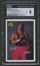 1990 CLASSIC WWF BRET HITMAN HART #37 CGC 9 picture