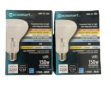 EcoSmart 150-Watt Equivalent BR30 CEC Dimmable LED Light Bulb (2 SINGLE PACKS) picture