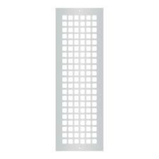 Reggio Registers Square Series 22 in. x 6 in. Steel Grille, Silver with Mounting picture