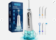 Cordless Water Flosser Portable 300ML for Teeth Dental Oral Irrigator 6 Jet Tips picture