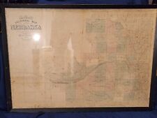 Antique Silas 1869 Chapman's Sectional Map of Nebraska - Historic Westward Expan picture