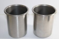 2 Vintage Vollrath 78710 1.25 Qt. Stainless Steel Bain Marie Pots Made IN USA picture
