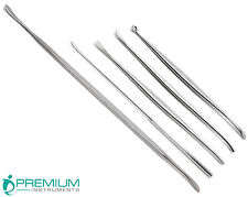 5 Pcs Set Penfield Dissectors No. 1, 2, 3, 4, 5 Neuro Surgical Spine Instruments picture