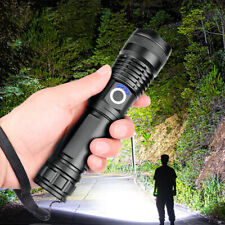 Super-Bright  90000LM LED Tactical Flashlight With Rechargeable Battery picture