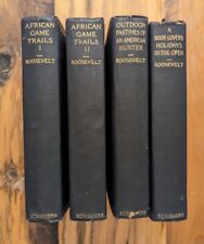Lot of 4 Theodore Roosevelt Hardcover Books 1920 Scribners picture