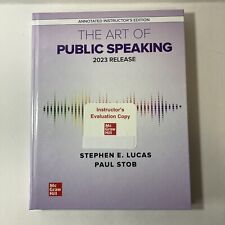 NEW The Art of Public Speaking: 2023 Release by Lucas Stob - INSTRUCTORS EDITION picture