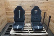 Set of 2 Front Left Right Seat Jet Black & Carbon McLaren 570S 650S 720S picture