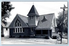 Maquoketa Iowa IA Postcard RPPC Photo Evangelical Reformed Church c1950s Vintage picture