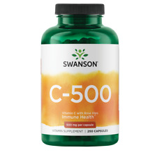 Swanson Vitamin C with Rose Hips, 500 mg, 250 Count picture