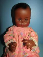 Vintage Effanbee Doll African American Black Baby Doll 17 inch 1971 picture