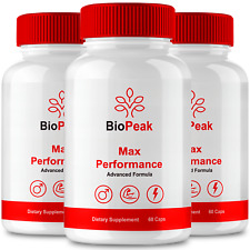 (3 Pack) BioPeak Capsules HGW Men Supplement Extra Strength (180 Capsules) picture