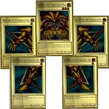 Exdoia The Forbidden One LART Full Set Gold Metal YuGiOh Card Collectible Gift picture