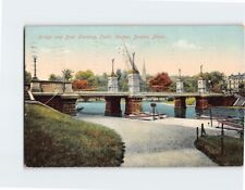 Postcard Bridge & Boat Landing Public Garden Boston Massachusetts USA picture